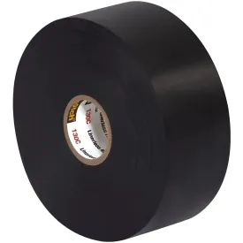 1 1/2" x 30' Black (3 Pack) Scotch® Linerless Rubber Splicing Tape 130C