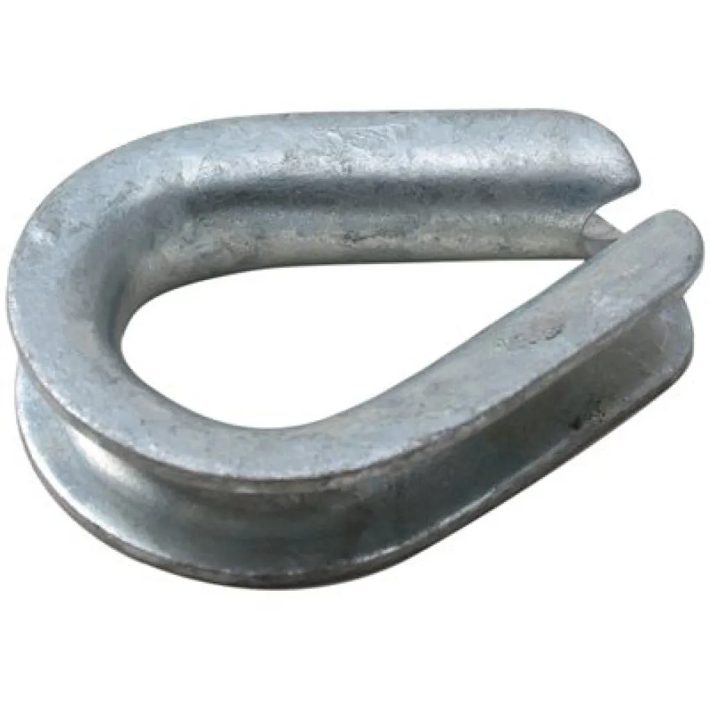 3/8" Heavy Duty Galvanized Thimble-fits 1/2" rope