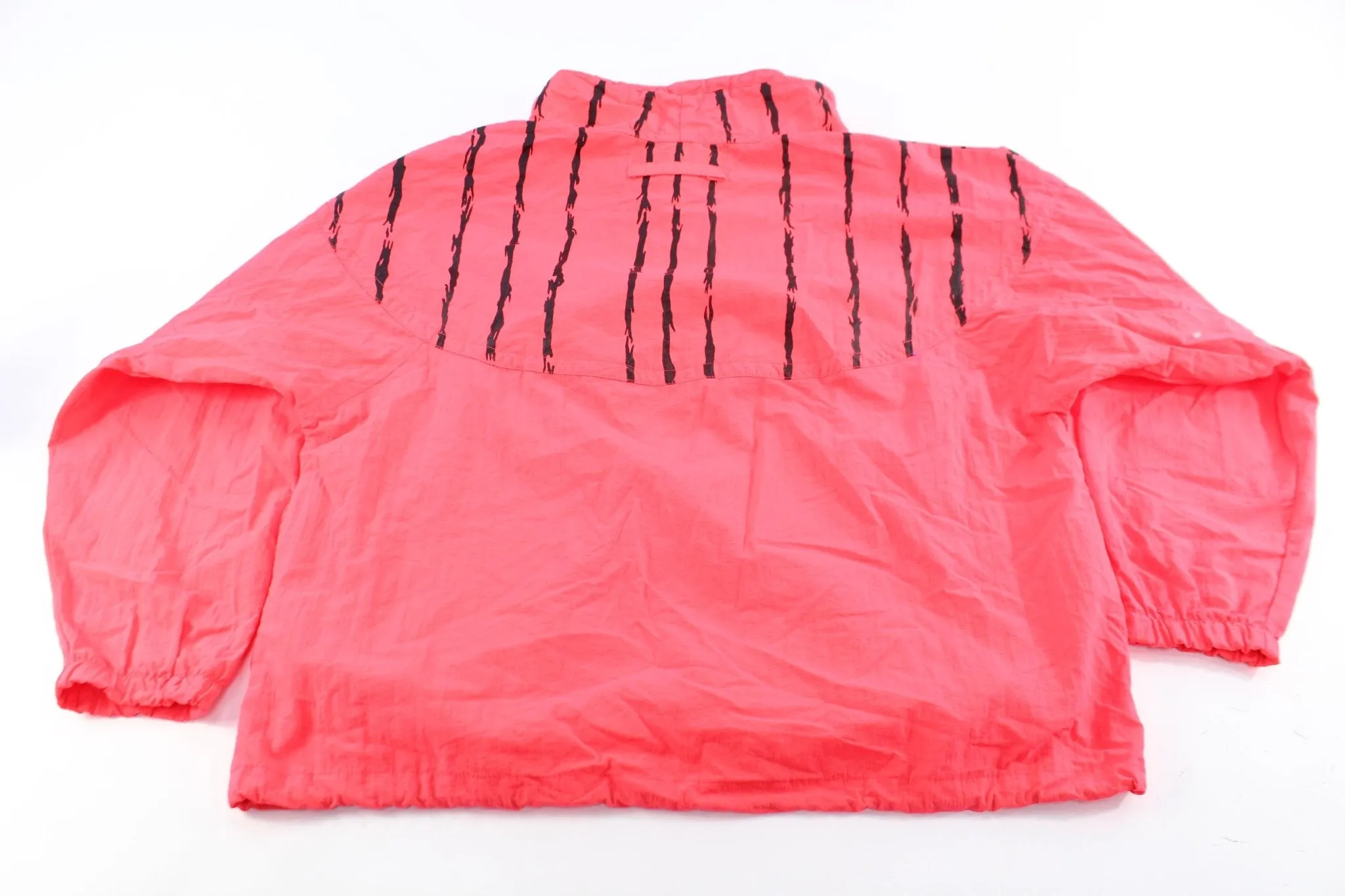 90's Express Black & Pink Pullover Jacket