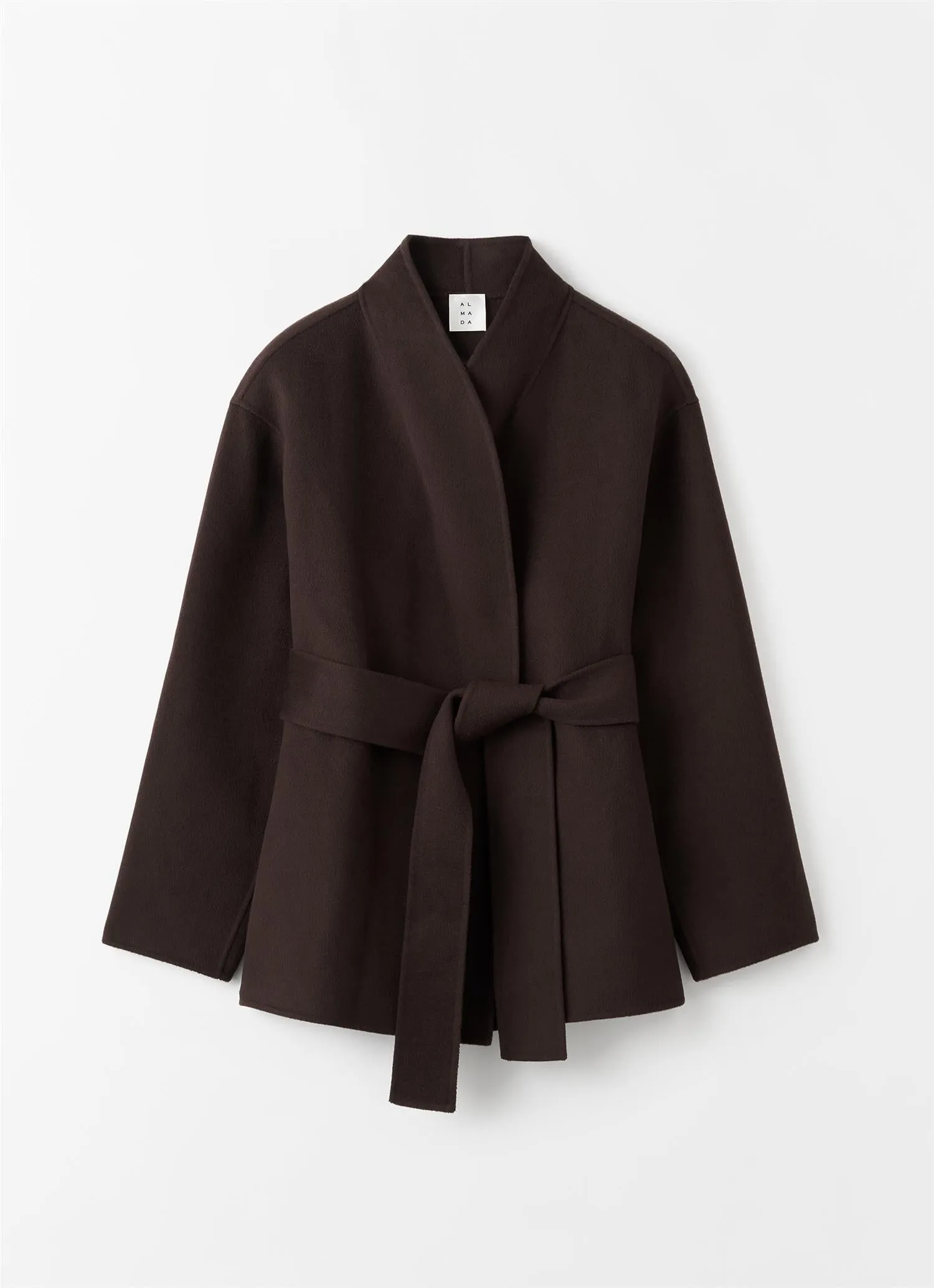 ALMADA LABEL - Noorie Double-Faced Coat - Chocolate