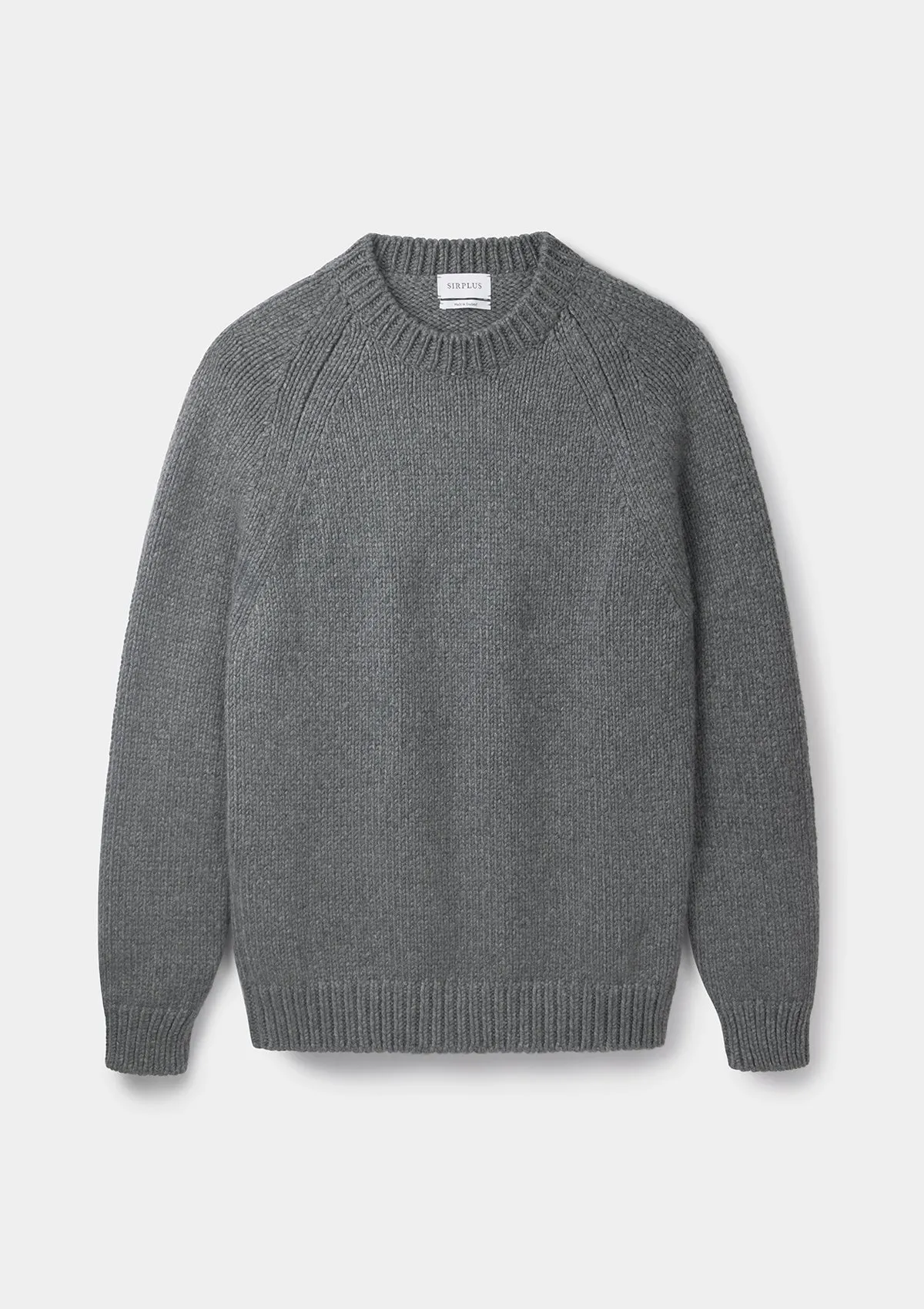 Ash Grey Chunky Cashmere Jumper