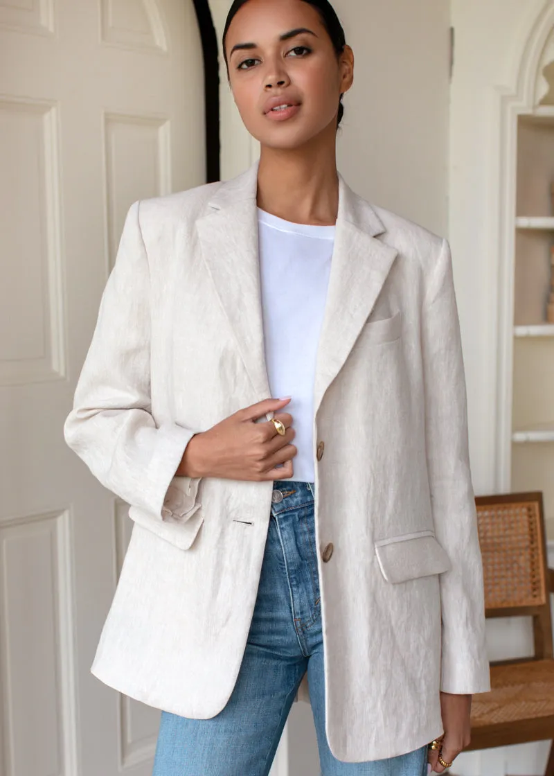 Atelier Blazer in Beach Linen - Emerson Fry