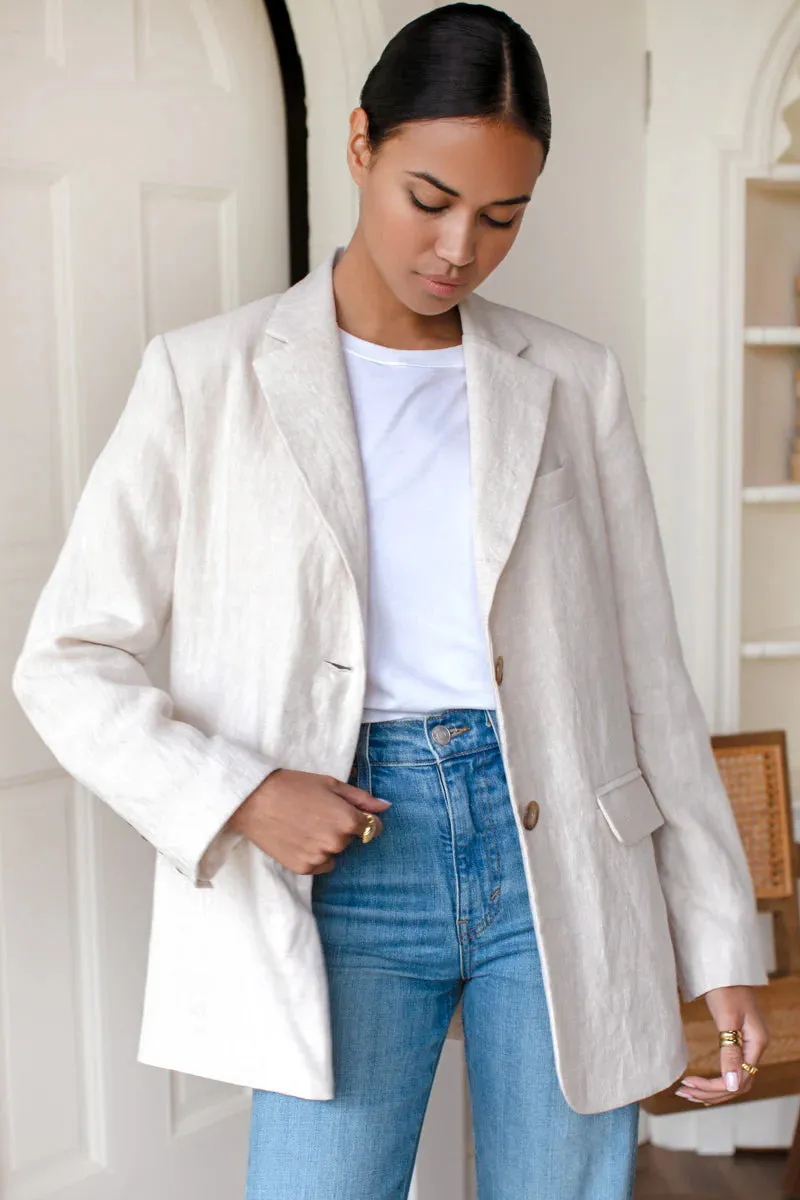 Atelier Blazer in Beach Linen - Emerson Fry