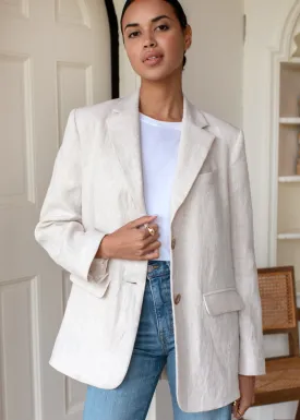 Atelier Blazer in Beach Linen - Emerson Fry