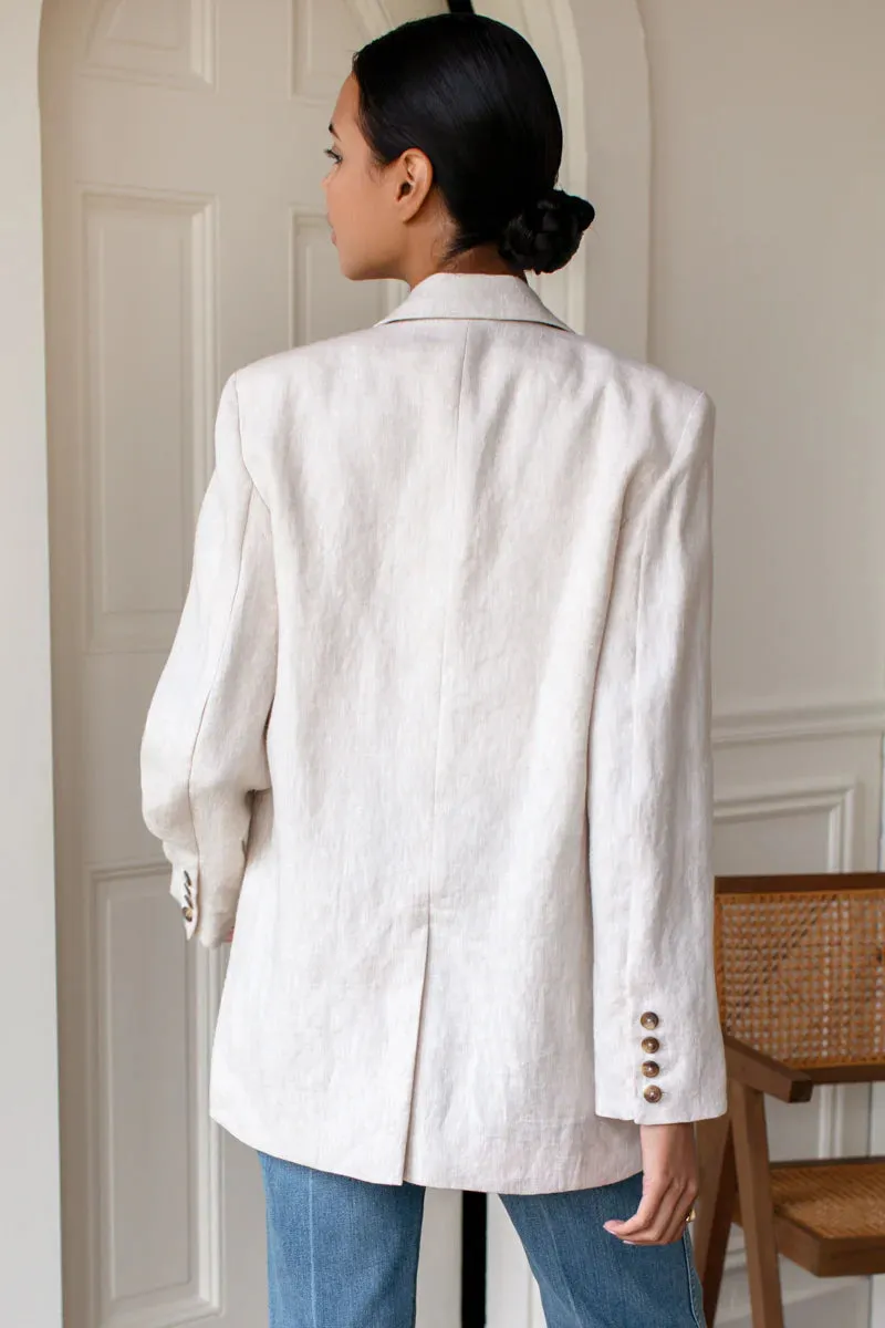Atelier Blazer in Beach Linen - Emerson Fry
