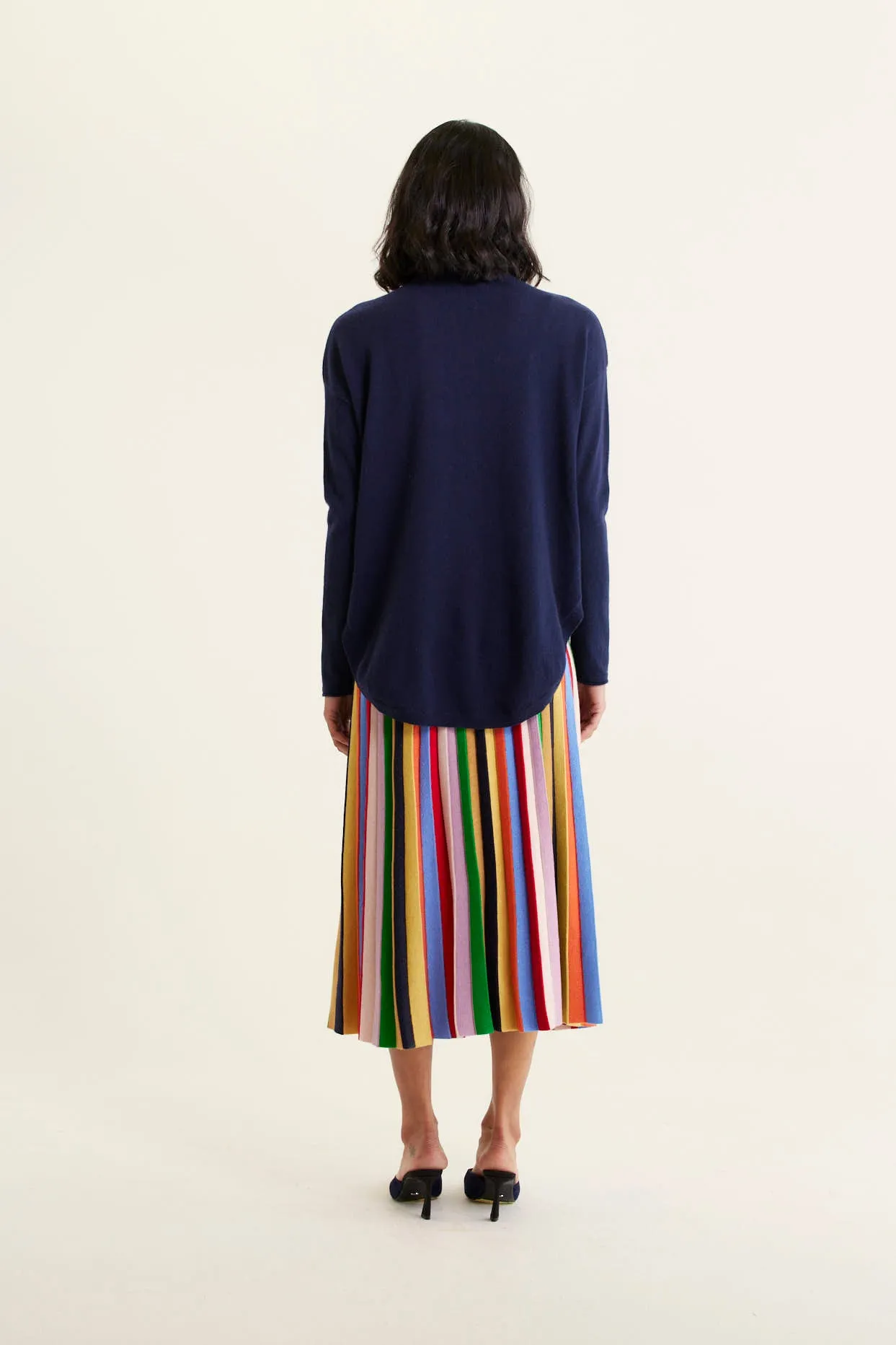 Baby Belle Cashmere Sweater in Mariner