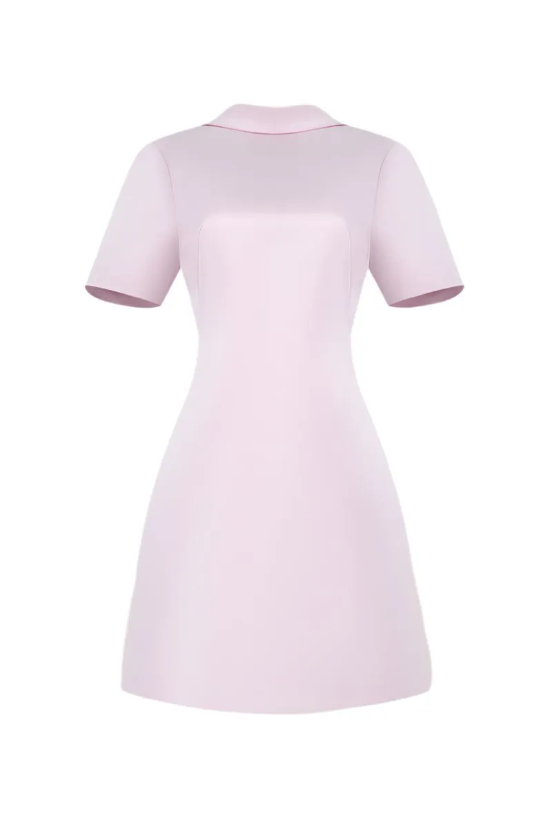 BASIC SILK MINI DRESS