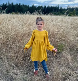 Bella in Sunflower Gold Cotton Double Gauze | MTO