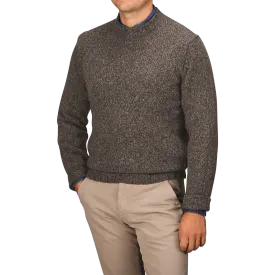 Brown Melange Yak Cashmere Sweater