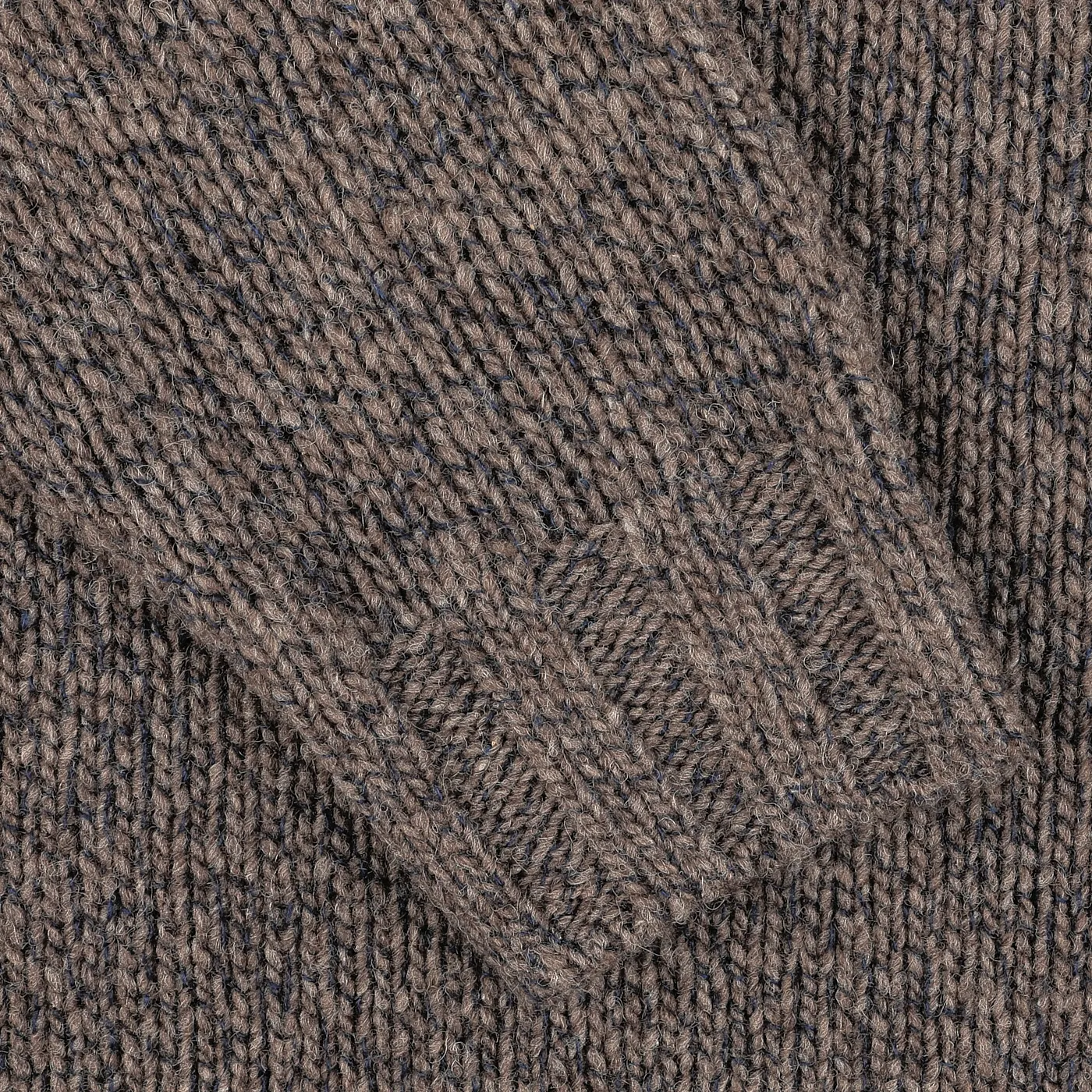 Brown Melange Yak Cashmere Sweater