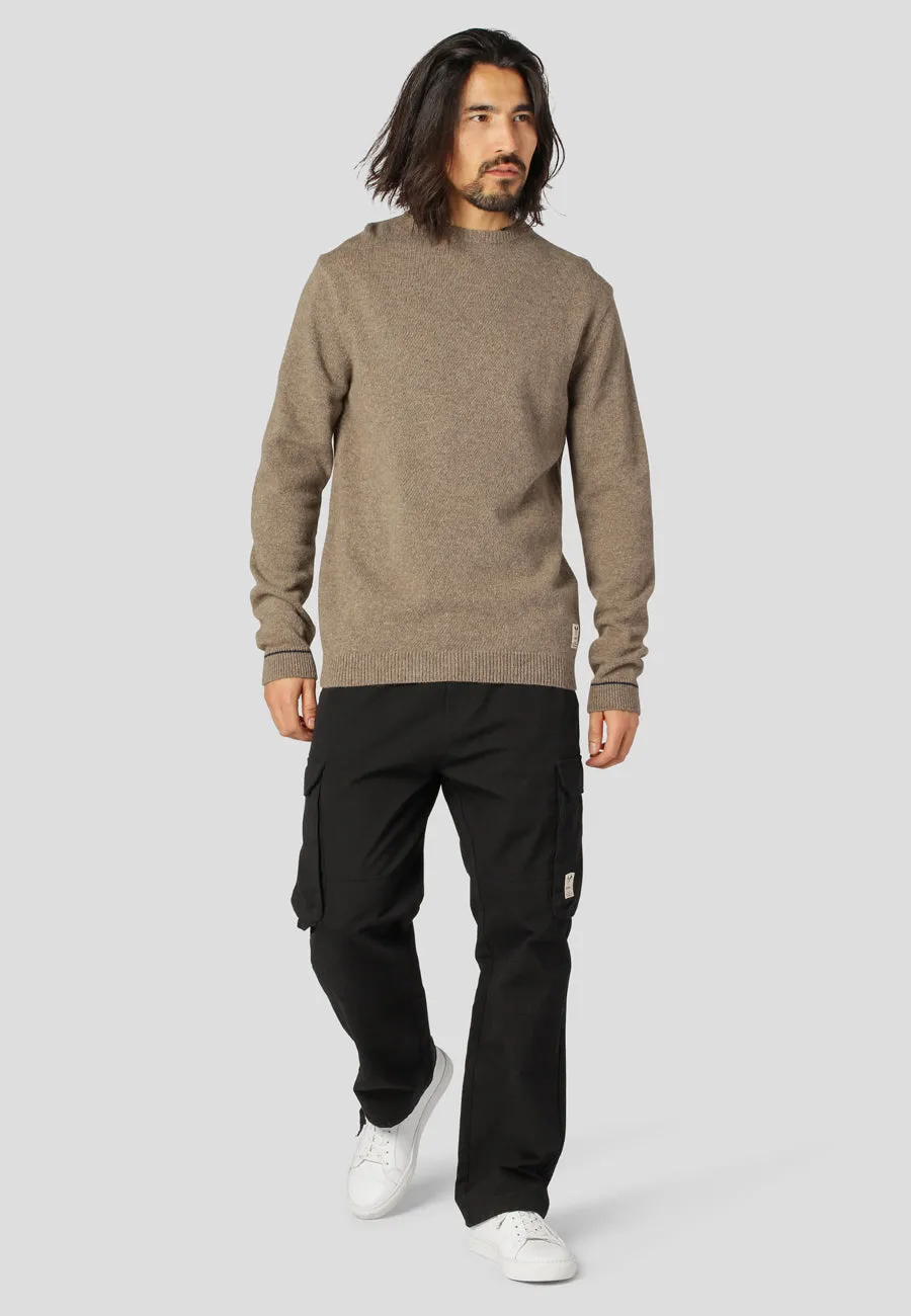 CAMERON KNITTED SWEATER - Beige Mix