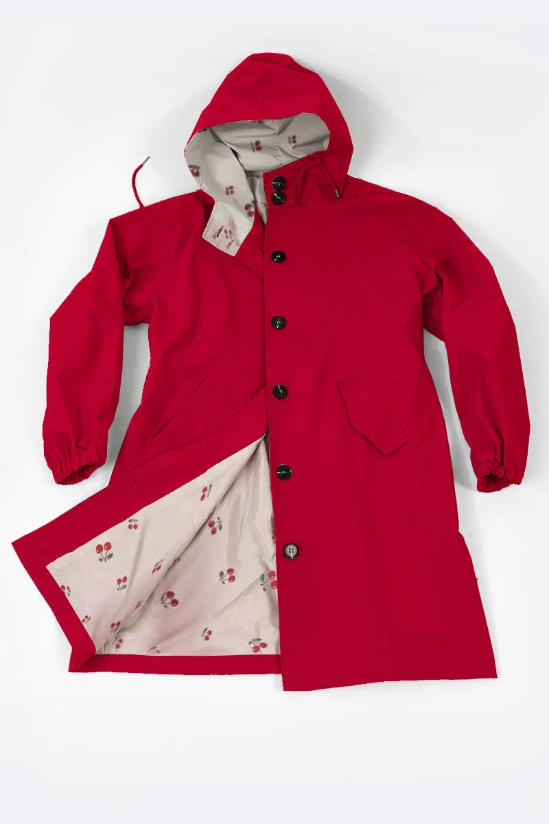 CELESTE - Water Resistant Oversized Hooded Windbreaker Rain Jacket