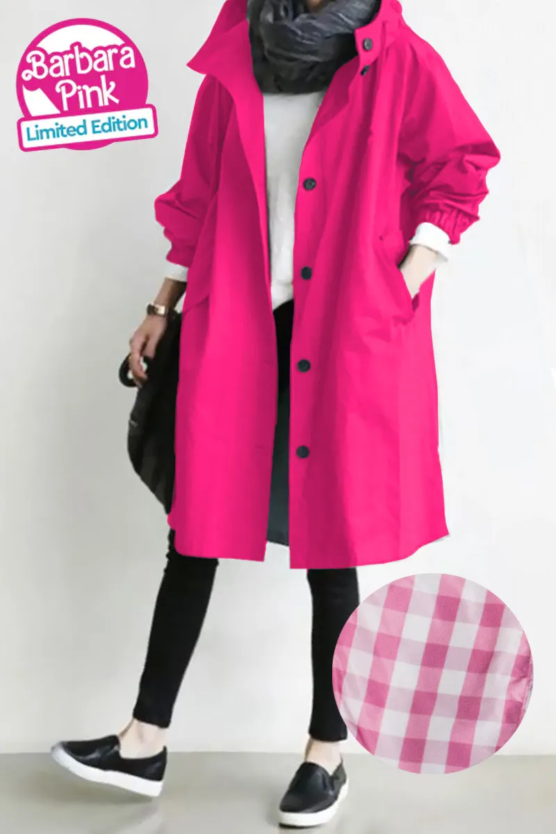 CELESTE - Water Resistant Oversized Hooded Windbreaker Rain Jacket