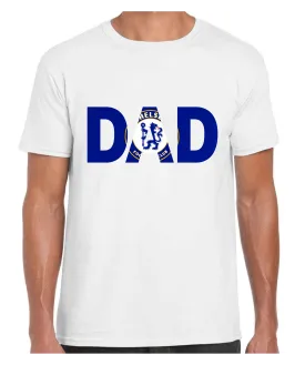 Chelsea - Dad T Shirt (White/Black/Grey)