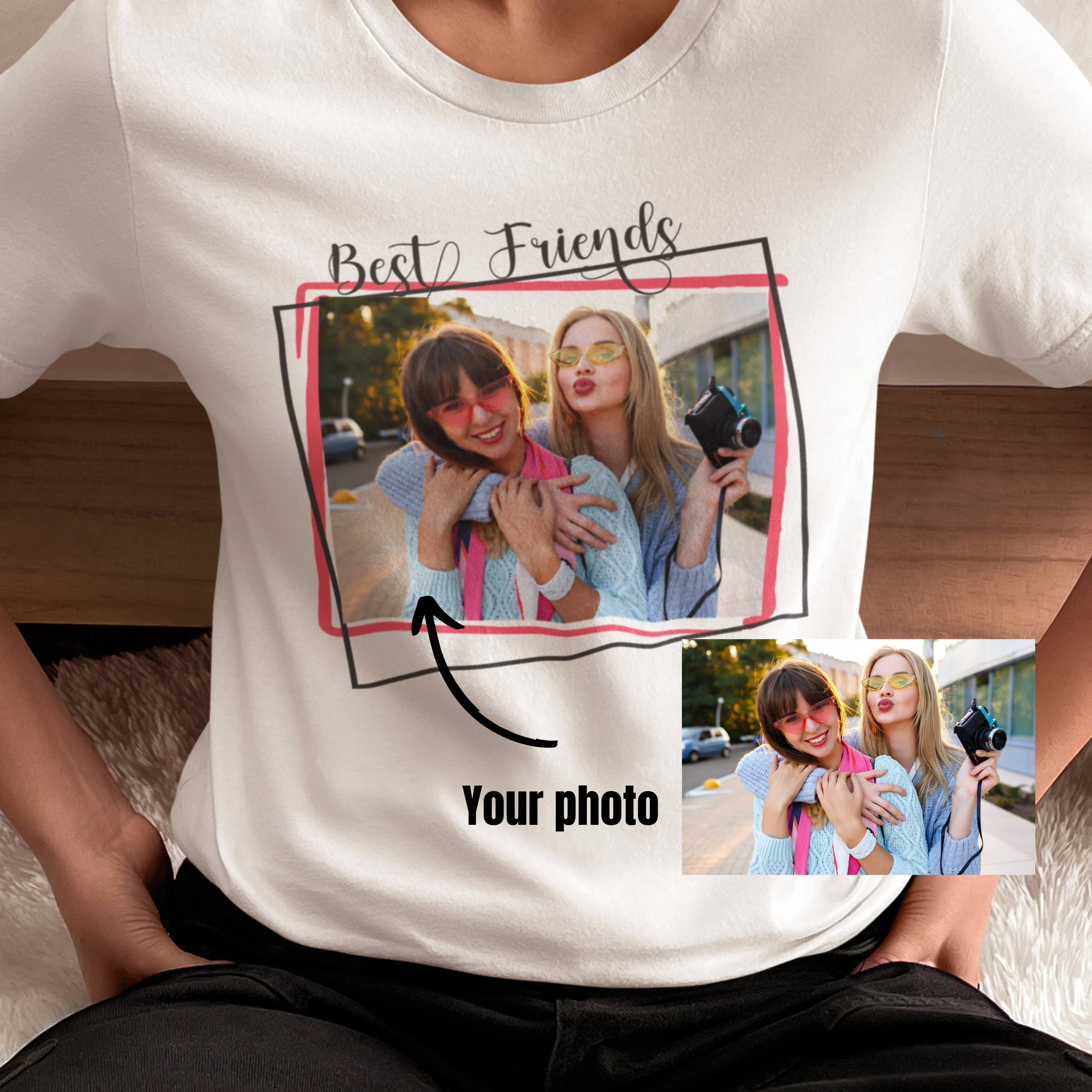 Custom Photo shirt, Custom Shirt, Custom Picture Tshirt, Birthday Photo Shirt, Holiday Gift, Family Picture Tee, Custom Image Shirt