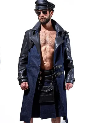 Denim Trench Coat