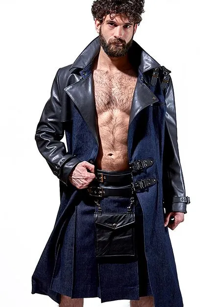 Denim Trench Coat