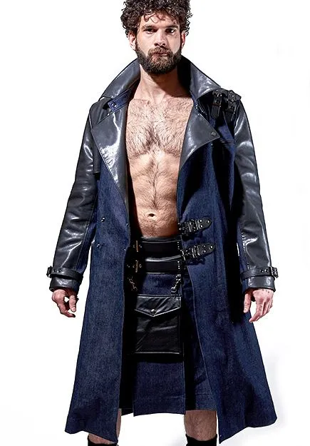 Denim Trench Coat
