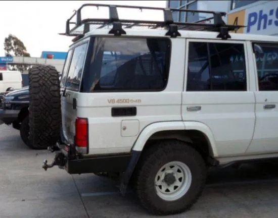 Dobinsons Rear Bumper With Swing Outs for Toyota Landcruiser 70 Series LWB (BW80-4133)
