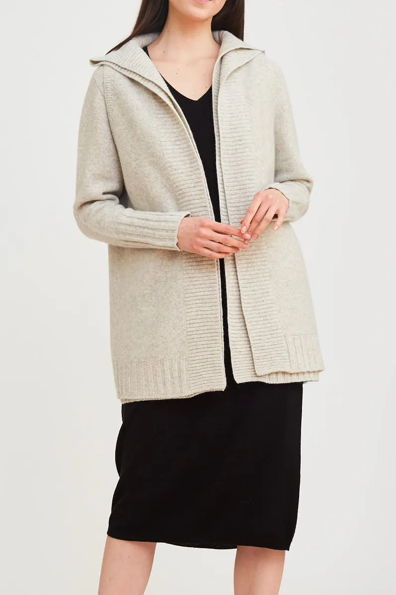 Double layered cardigan