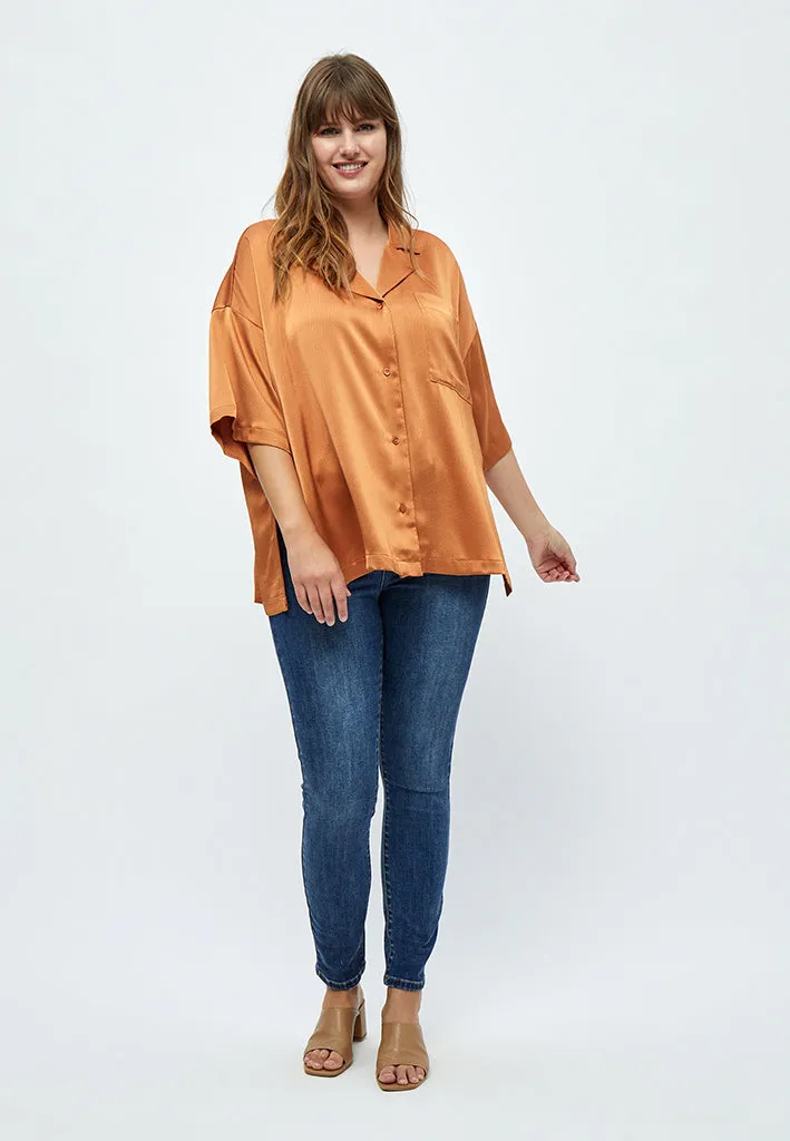 Elotta Shirt Curve - Ermine Brown