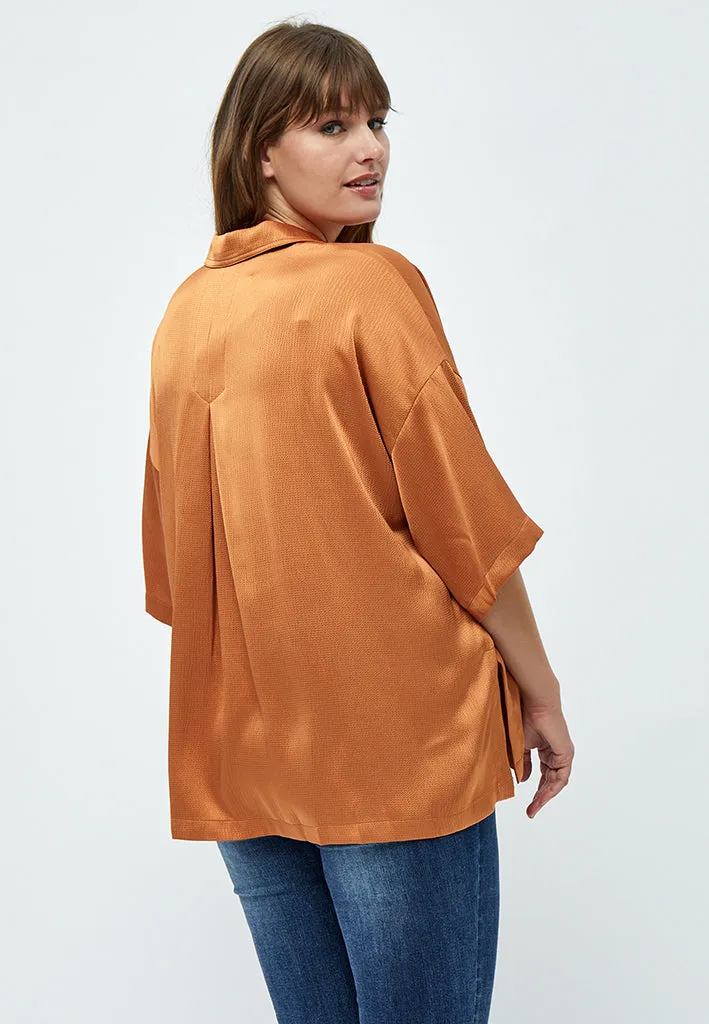 Elotta Shirt Curve - Ermine Brown