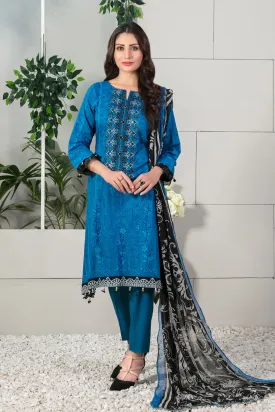 Eshal by Tawakkal Unstitched 3 Piece Lawn Collection'2022-E-7141