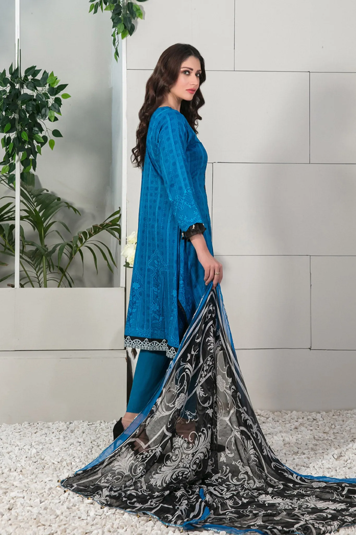 Eshal by Tawakkal Unstitched 3 Piece Lawn Collection'2022-E-7141
