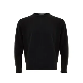 FERRANTE Elegant Black Wool Sweater for Men