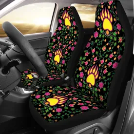 Floral Bearpaw Universal Car Seat Cover With Thickened Back