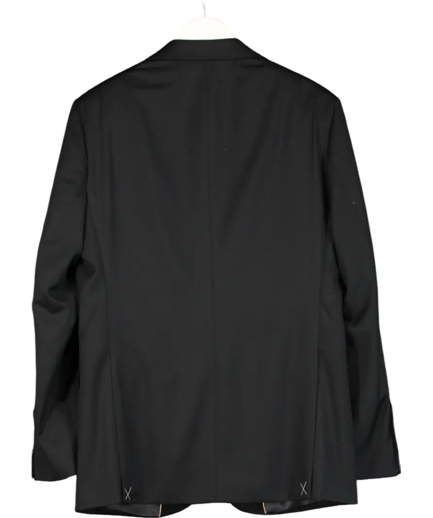 HAWES & CURTIS Black Slim Fit Suit Jacket UK 40" CHEST