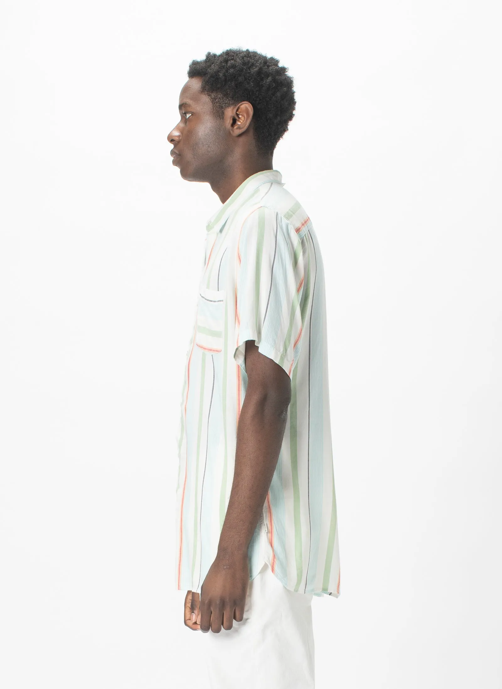 Holiday Short-Sleeve Shirt Malibu Stripe