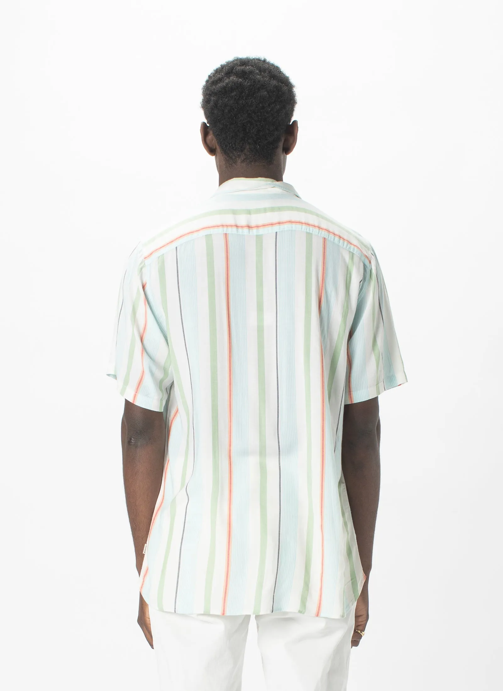 Holiday Short-Sleeve Shirt Malibu Stripe