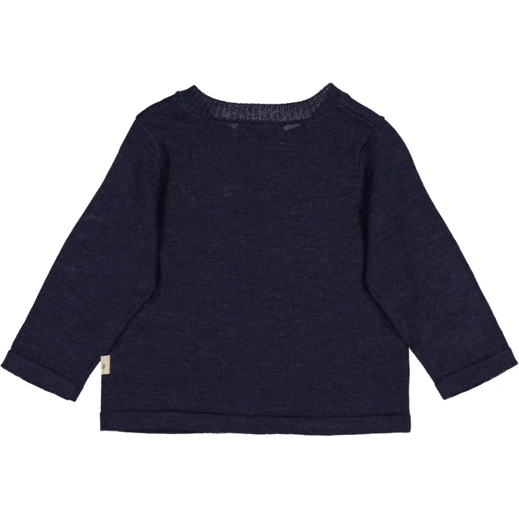 Knit Cardigan Sølve - navy