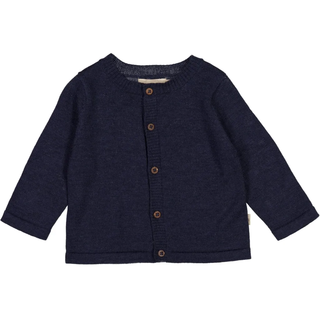 Knit Cardigan Sølve - navy