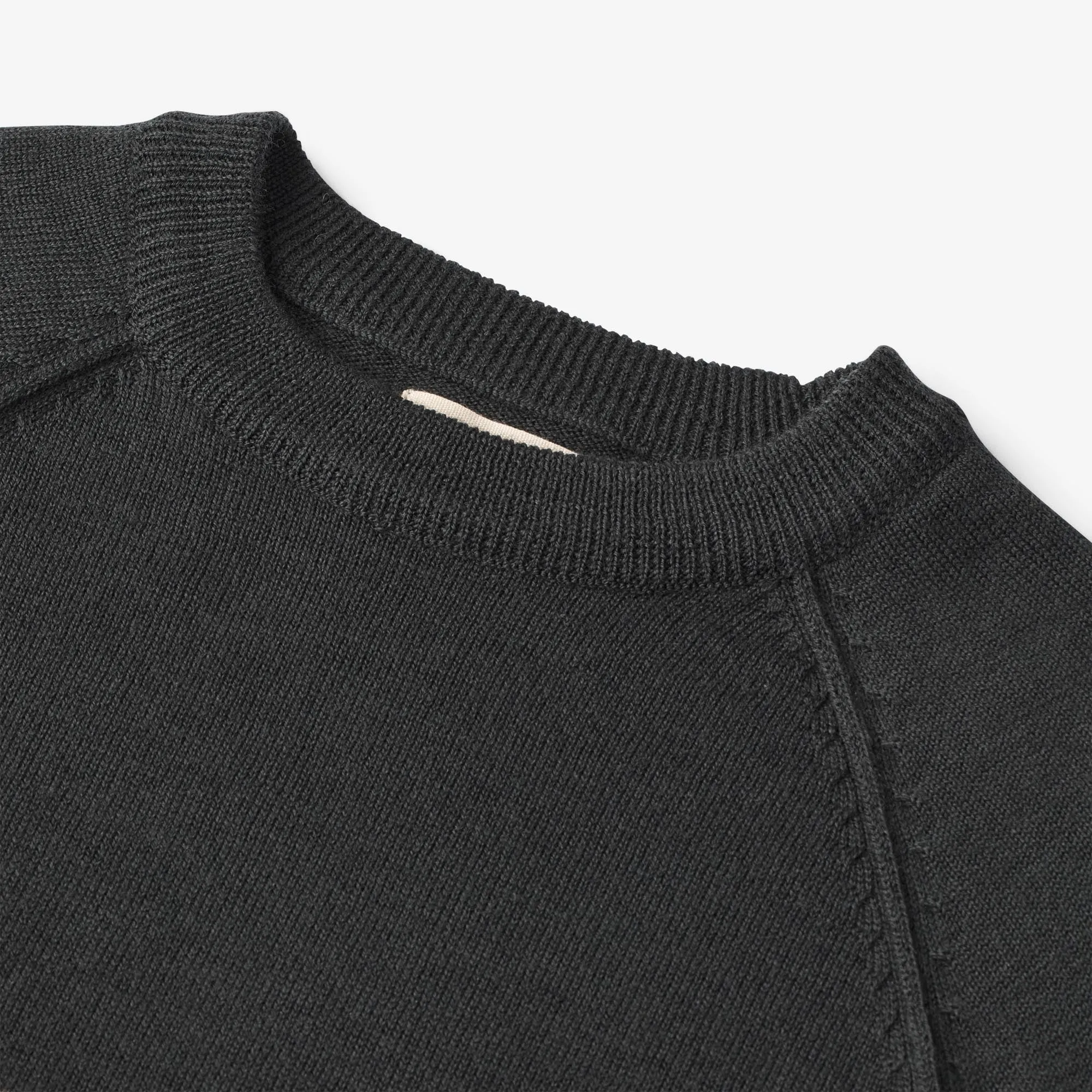 Knit Pullover Benja - black beige stripe