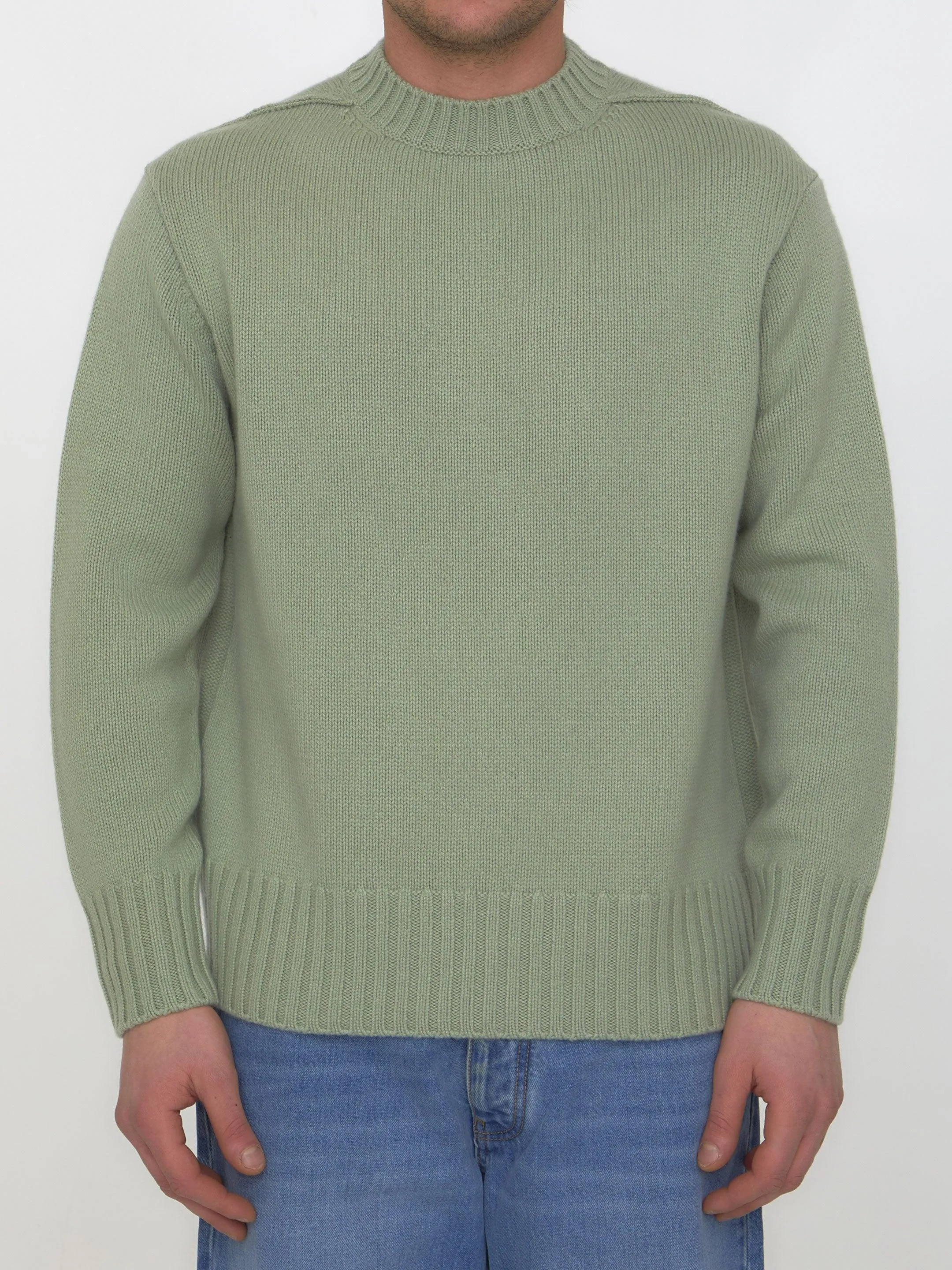 Lanvin Green Cashmere Sweater