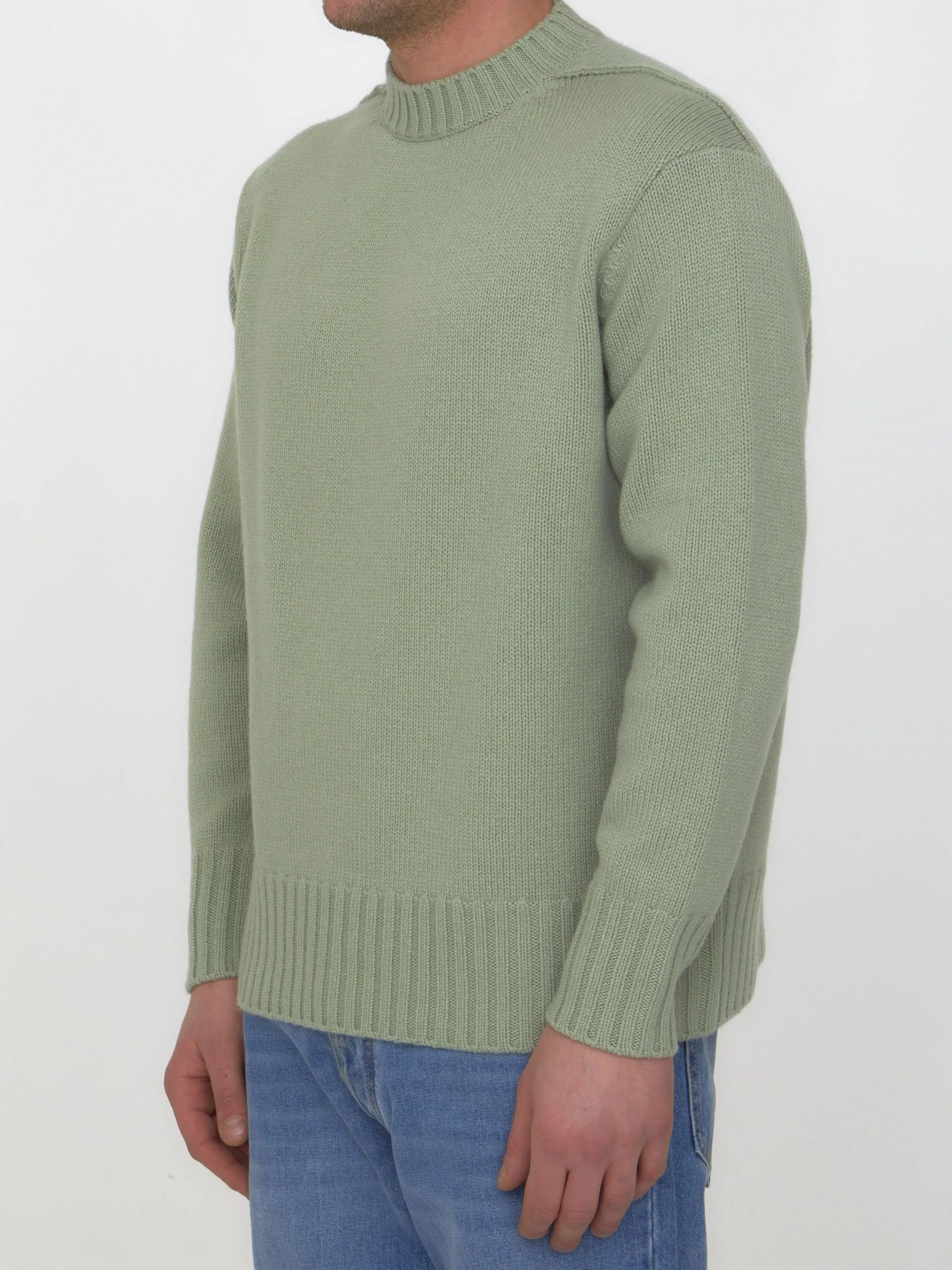 Lanvin Green Cashmere Sweater