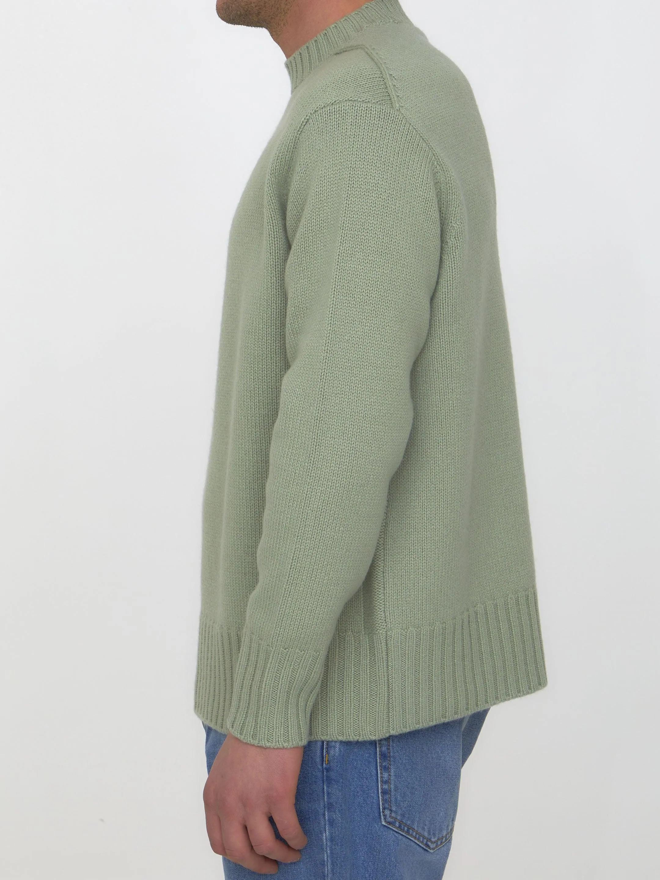 Lanvin Green Cashmere Sweater