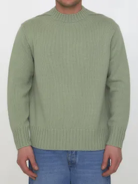 Lanvin Green Cashmere Sweater