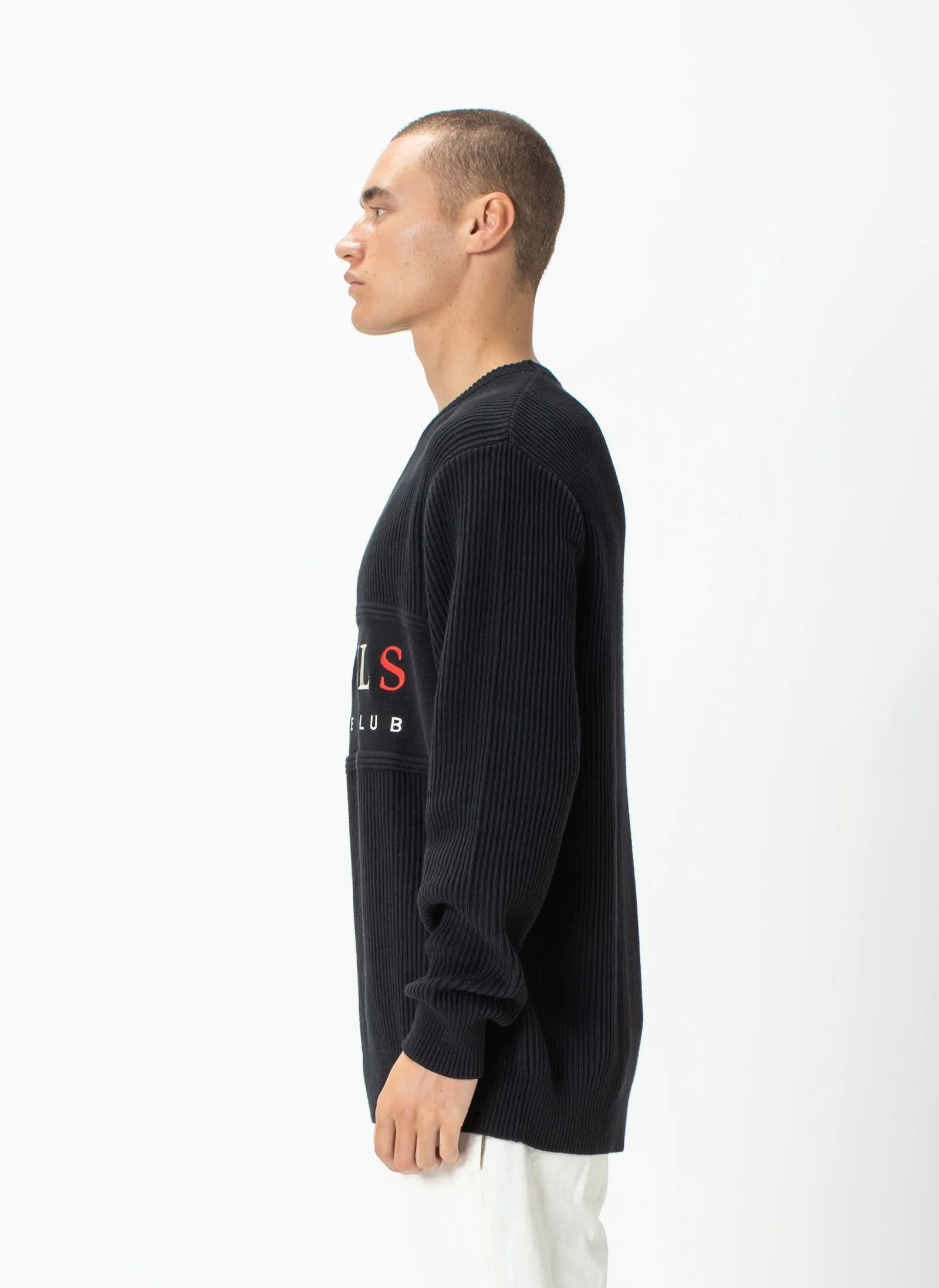 Leisure Club Knit Black