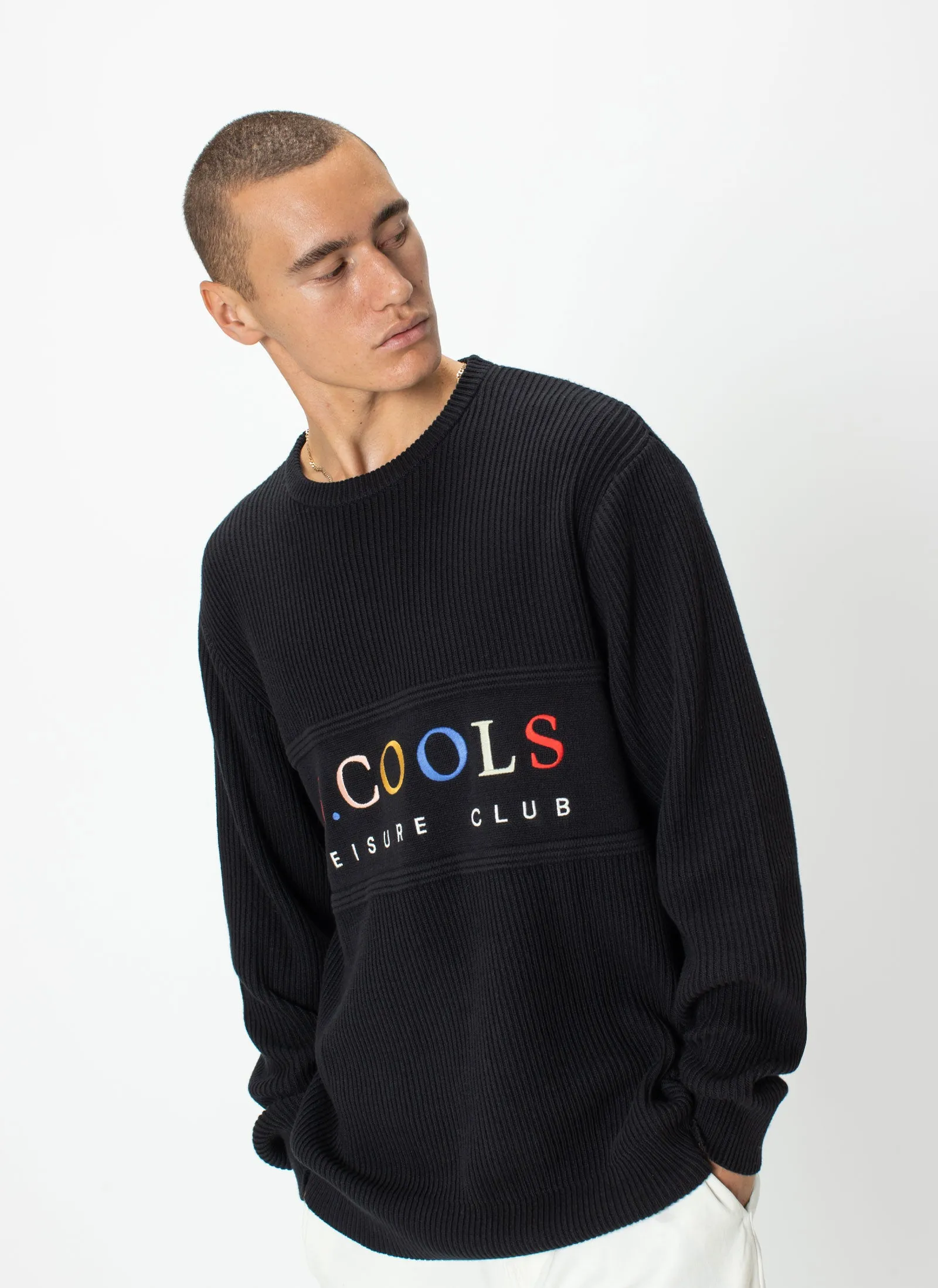 Leisure Club Knit Black