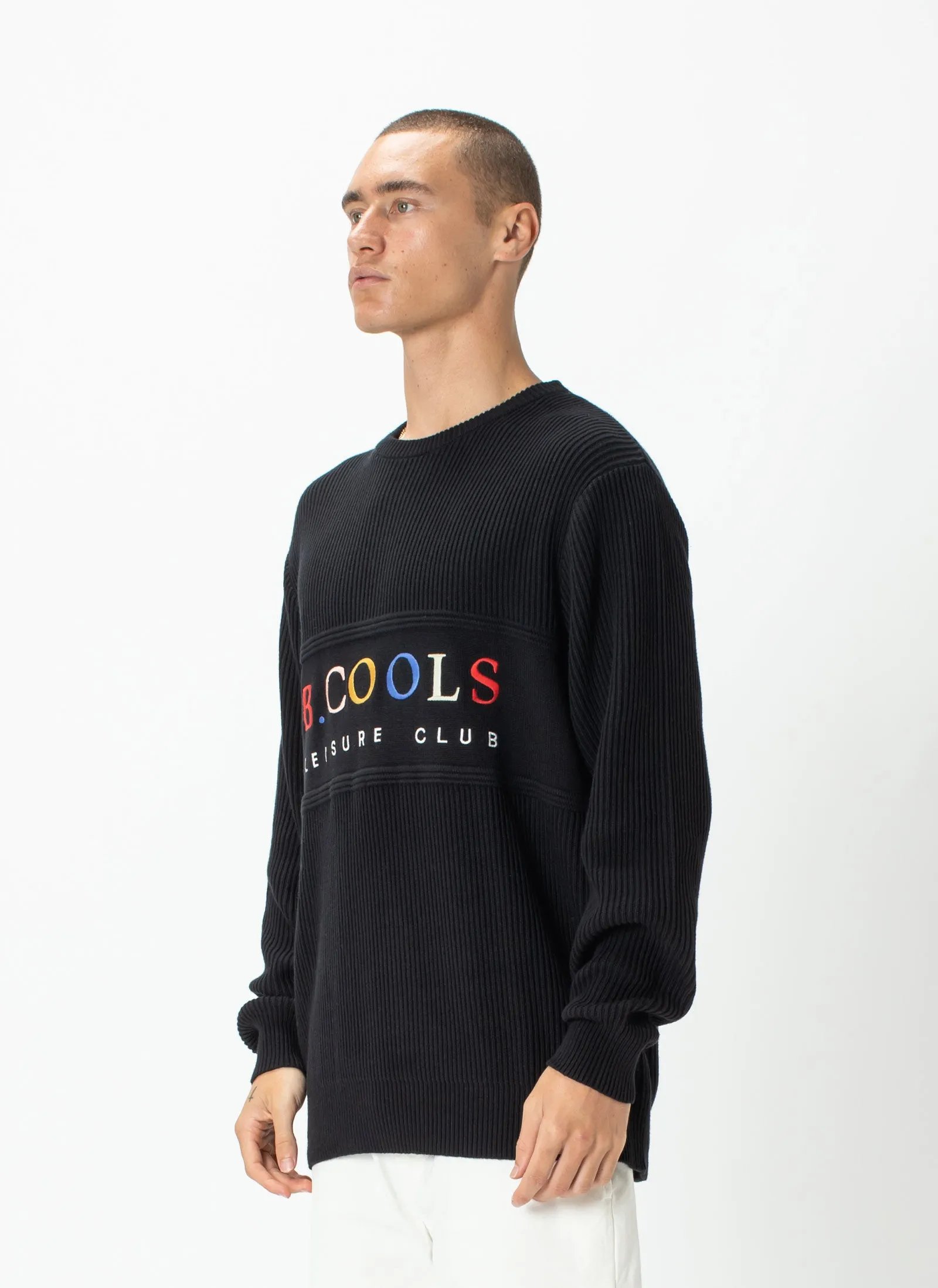 Leisure Club Knit Black