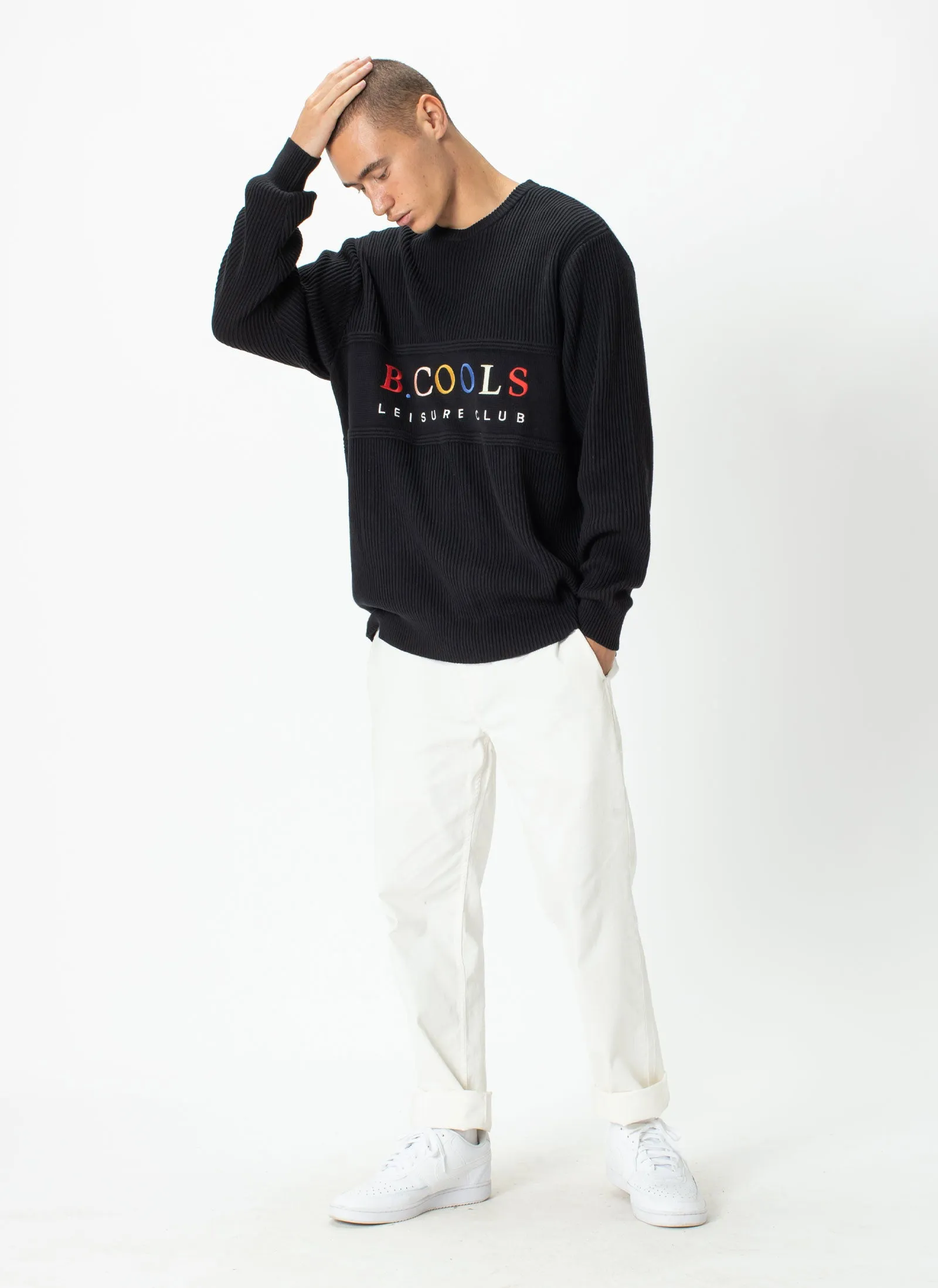 Leisure Club Knit Black