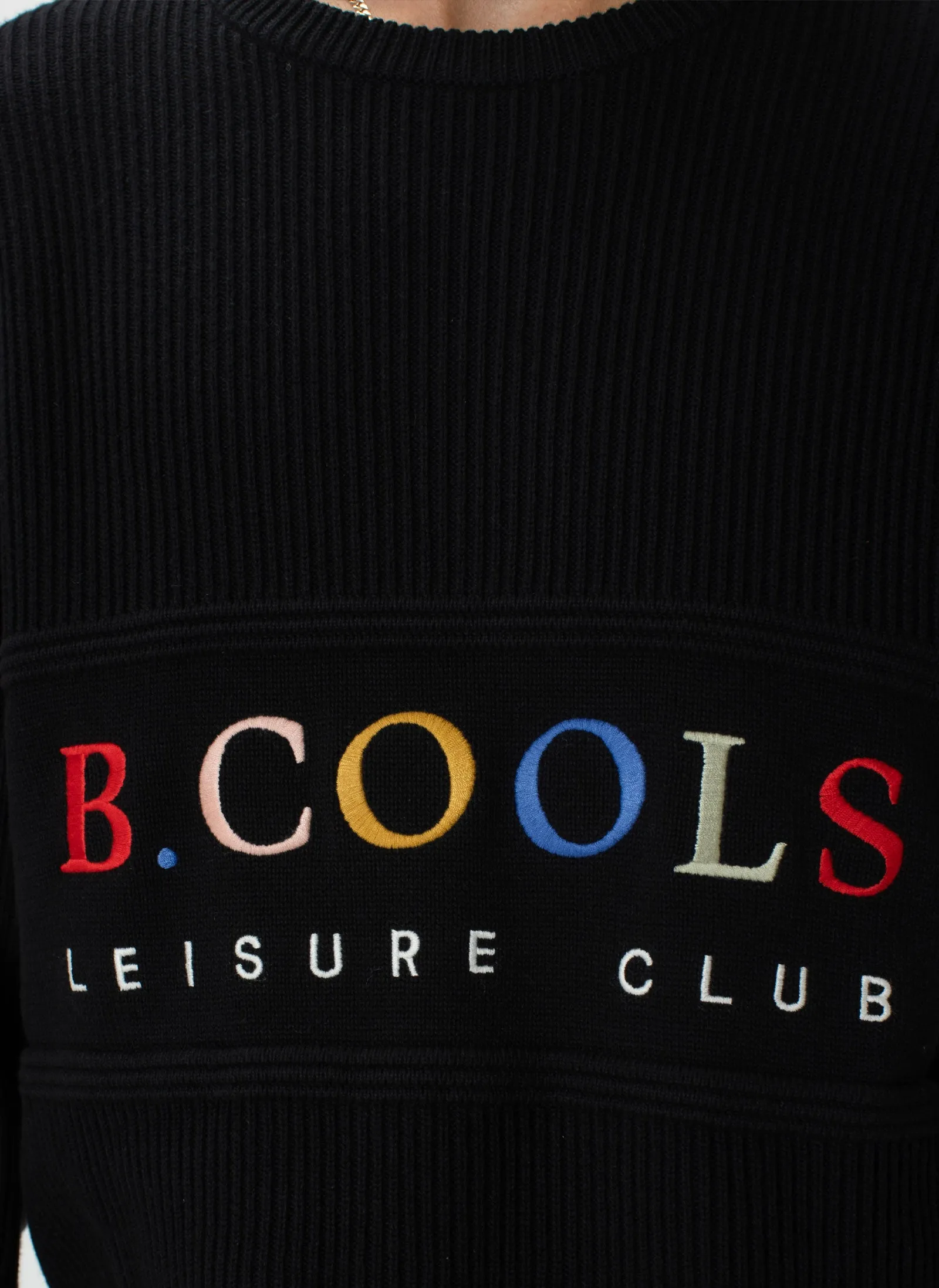 Leisure Club Knit Black