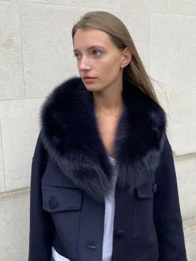 London Cashmere Jacket Navy
