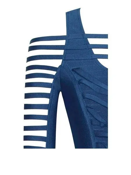 LONI CUT OUT SLEEVES BANDAGE DRESS