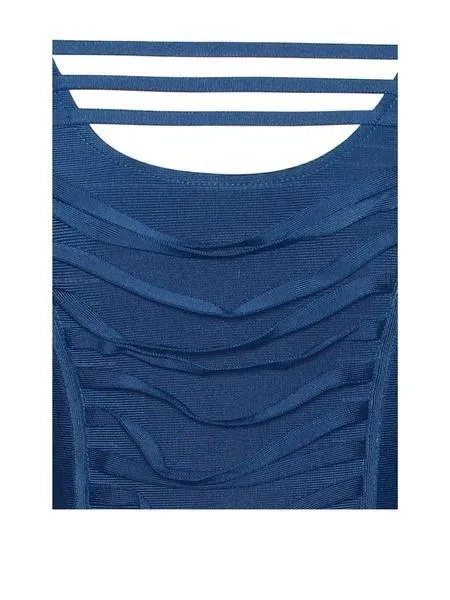 LONI CUT OUT SLEEVES BANDAGE DRESS
