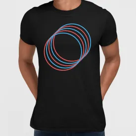 Modern Geometric Elements - Line Dots & Shapes Printed t-shirts Unisex Sample 18