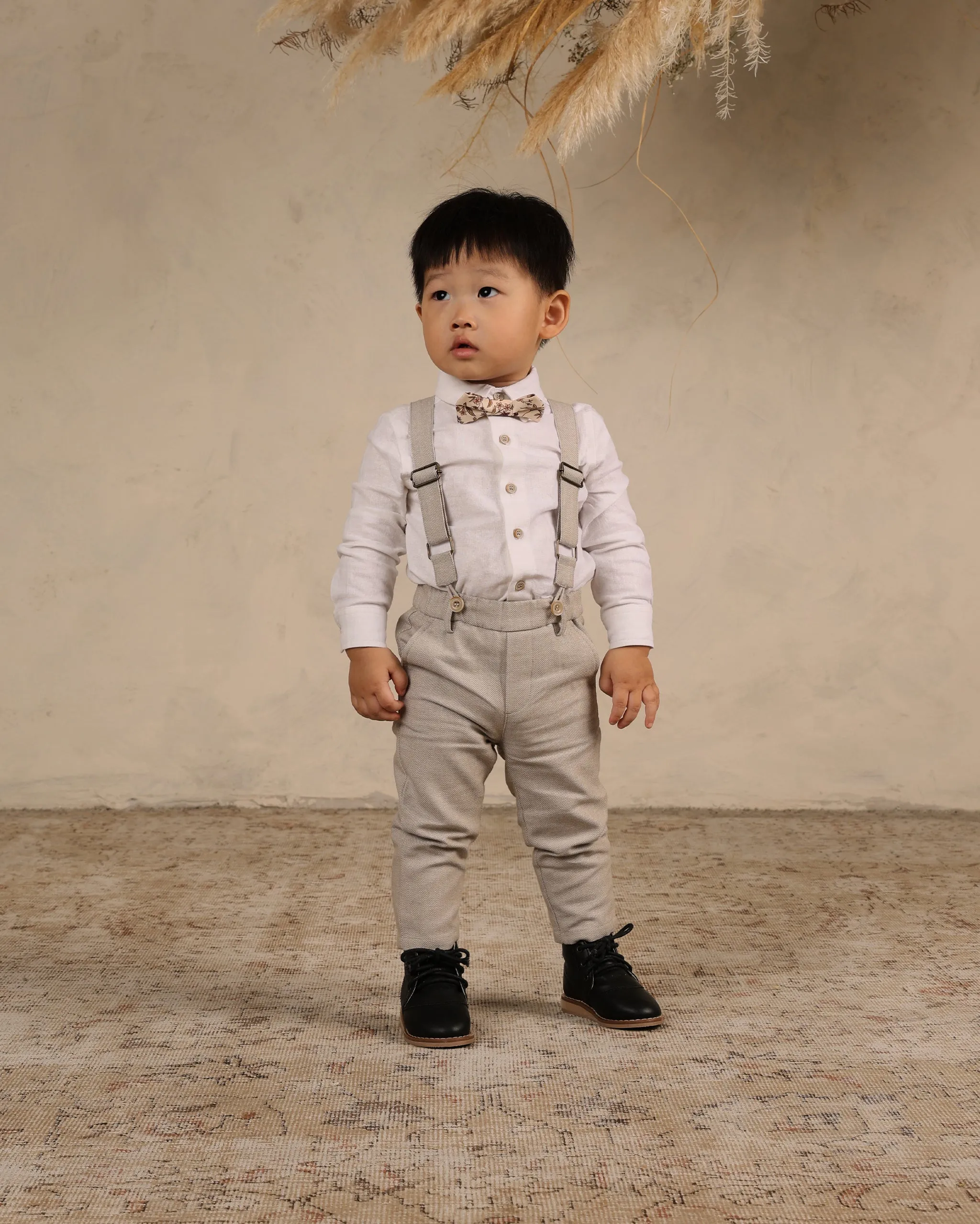 Noralee Suspender Pant - Fog